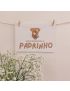 Cartão “Promovido a padrinho” com pompons