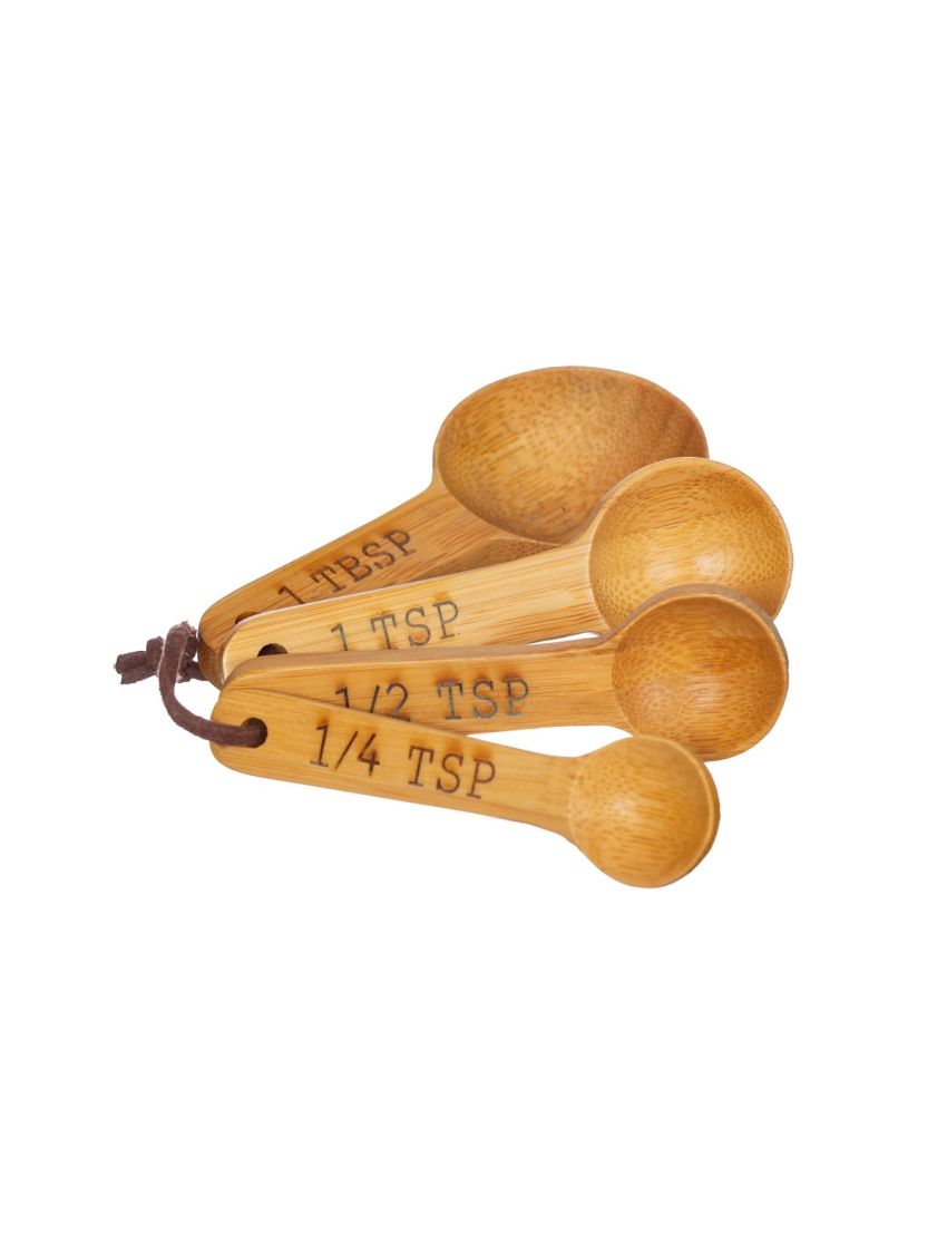 Colheres de medição em bamboo