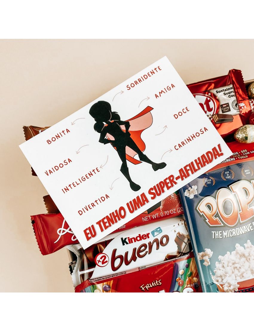 Cartão “Super afilhada”