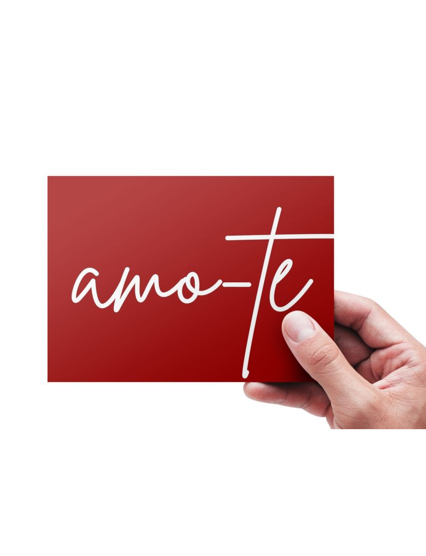 Cartão “Amo-te”