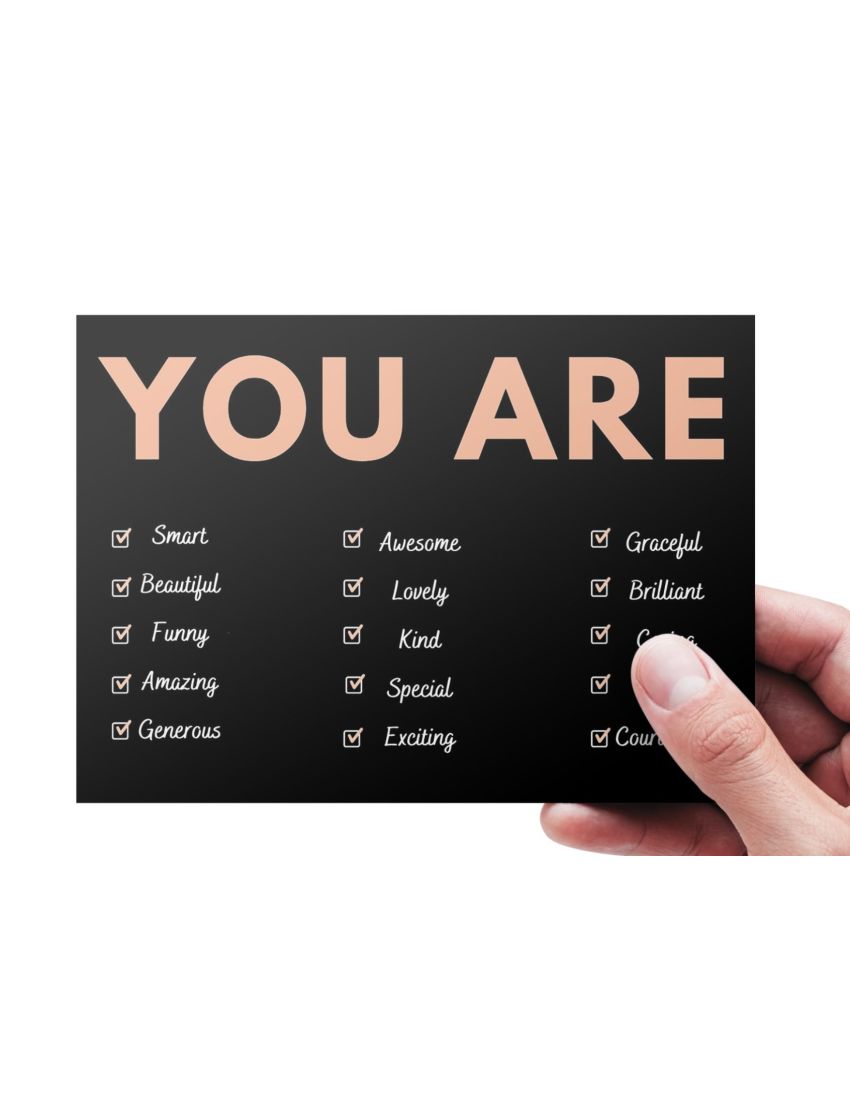 Cartão “You are”