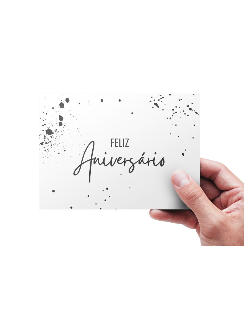 Cartão “Feliz aniversário”