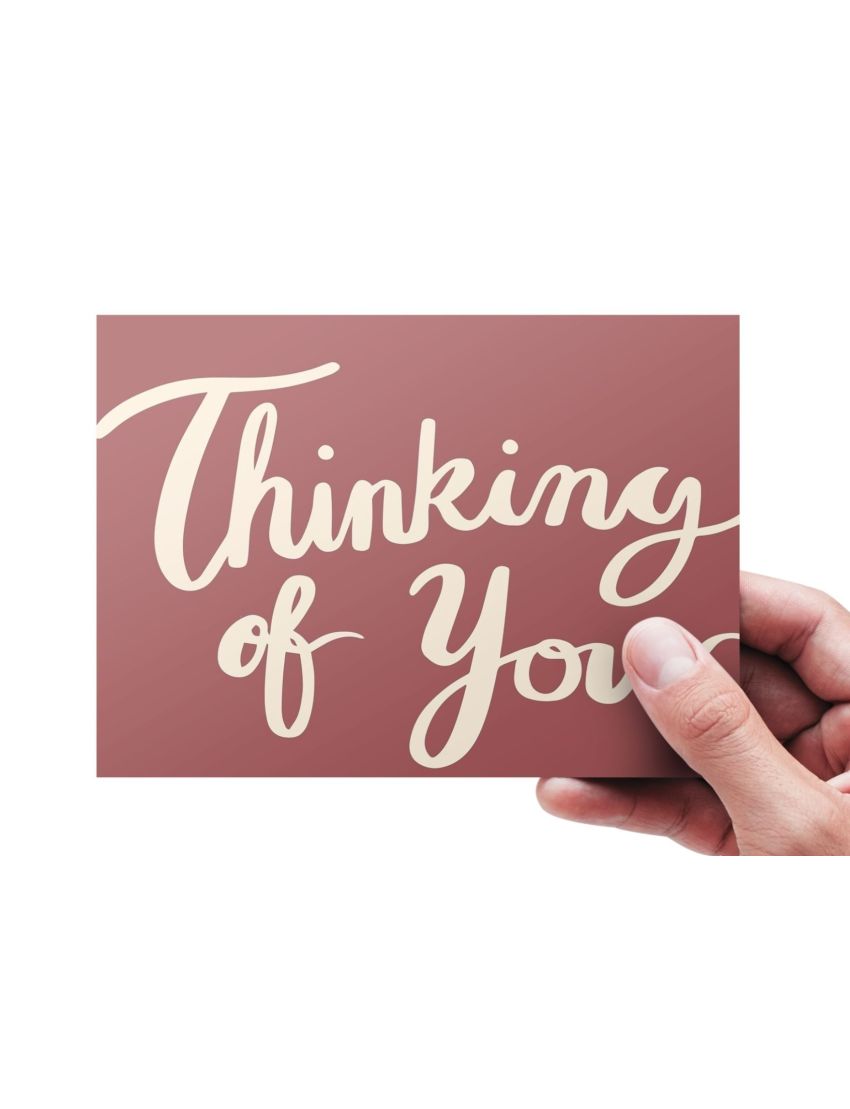 Cartão “Thinking of you”