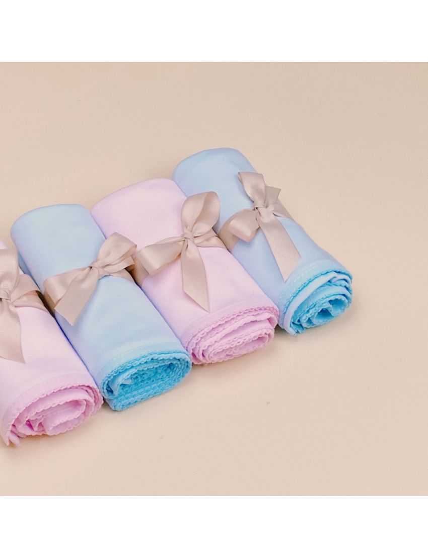 Fralda algodão azul