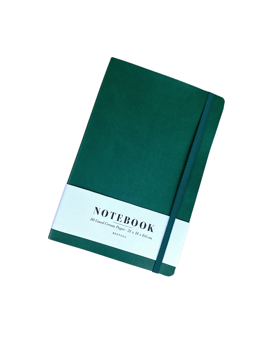 Notebook A5 verde
