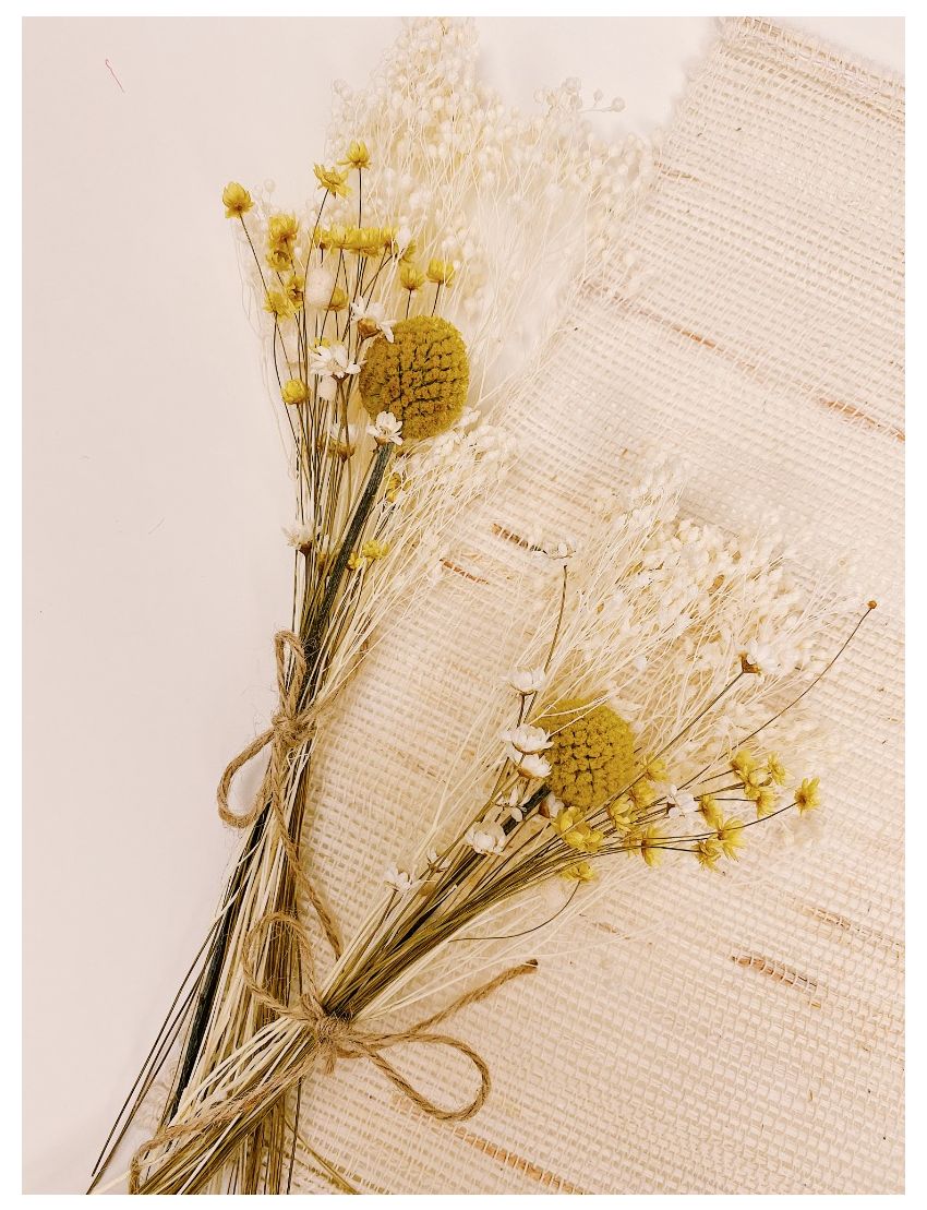 Ramo de flores secas