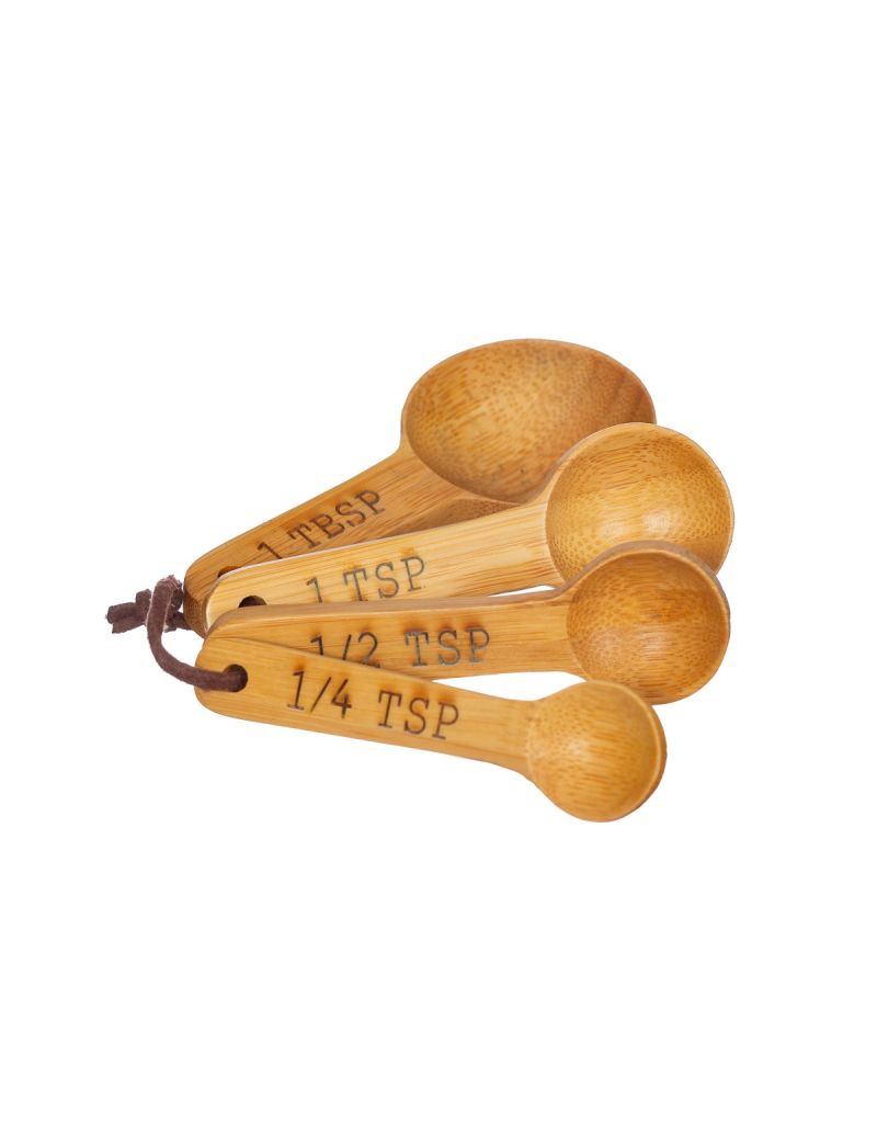 Colheres de medição em bamboo
